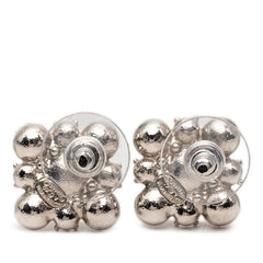 シャネル ココマーク ピアス シルバー ラインストーン メッキ レディース CHANEL 【中古】