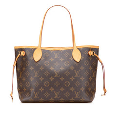 ルイ ヴィトン モノグラム ネヴァーフルPM ハンドバッグ トートバッグ M40155 ブラウン PVC レザー レディース LOUIS VUITTON 【中古】