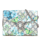 グッチ GGブルームス ディオニュソス 斜め掛け チェーン ショルダーバッグ ウォレット 401231 ベージュ マルチカラー PVC レザー レディース GUCCI 【中古】