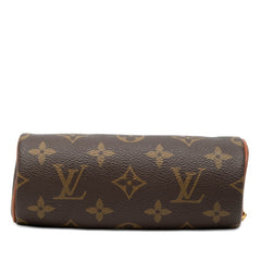 ルイ ヴィトン モノグラム パピヨン付属品 ミニハンドバッグ ポーチ ブラウン PVC レザー レディース LOUIS VUITTON 【中古】