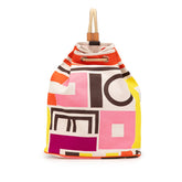 エルメス サックマリーン レシーフ ショルダーバッグ マルチカラー ヴァーミリオン キャンバス レディース HERMES 【中古】