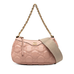 グッチ GGマトラッセ チェーン ハンドバッグ ショルダーバッグ 2WAY 735049 ピンク レザー レディース GUCCI 【中古】
