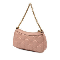 グッチ GGマトラッセ チェーン ハンドバッグ ショルダーバッグ 2WAY 735049 ピンク レザー レディース GUCCI 【中古】