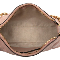 グッチ GGマトラッセ チェーン ハンドバッグ ショルダーバッグ 2WAY 735049 ピンク レザー レディース GUCCI 【中古】