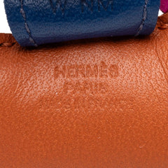 エルメス ロデオPM バッグチャーム チャーム ブラウン ネイビー パープル アニョーミロ レディース HERMES 【中古】