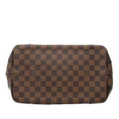 ルイ ヴィトン ダミエ ハムステッドPM ハンドバッグ トートバッグ N51205 ブラウン PVC レザー レディース LOUIS VUITTON 【中古】