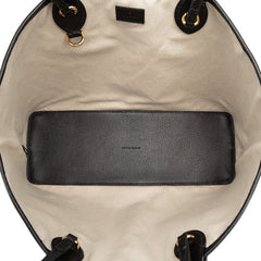グッチ GGマーモント ダブルG トートバッグ ハンドバッグ ショルダーバッグ 739730 ブラック レザー キャンバス レディース GUCCI 【中古】