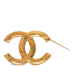 シャネル ココマーク ブローチ ゴールド メッキ ラインストーン レディース CHANEL 【中古】