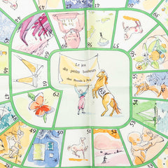 エルメス カレ90 Le jeu des petits bonheurs 小さな幸せのゲーム スカーフ マルチカラー ホワイト シルク レディース HERMES 中古