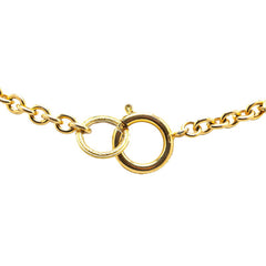 シャネル ラインストーン ネックレス ゴールド メッキ レディース CHANEL 【中古】