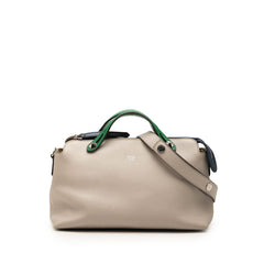 フェンディ バイザウェイ ミディアム ハンドバッグ ショルダーバッグ 2WAY 8BL124 グレー グリーン レザー レディース FENDI 【中古】