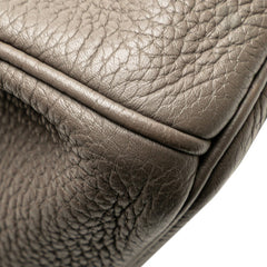 エルメス バーキン40 ハンドバッグ エタン グレー シルバー金具 トゴ レディース HERMES 【中古】