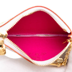 ルイ ヴィトン × TM モノグラム マルチカラー ポシェット クレ ポーチ M28388 ホワイト マルチカラー PVC レザー レディース LOUIS VUITTON 中古