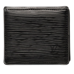 ルイ ヴィトン エピ ポルト モネ ボワット コインケース 小銭入れ M63692 ブラック レザー メンズ LOUIS VUITTON 【中古】
