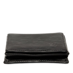 ルイ ヴィトン エピ ポルト モネ ボワット コインケース 小銭入れ M63692 ブラック レザー メンズ LOUIS VUITTON 【中古】