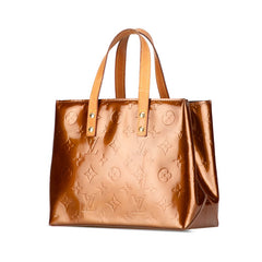 ルイ ヴィトン モノグラム ヴェルニ リードPM ハンドバッグ M91146 ブロンズ ブラウン パテントレザー レディース LOUIS VUITTON 【中古】