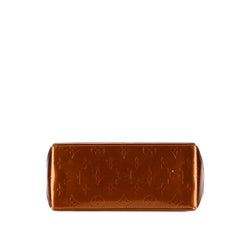 ルイ ヴィトン モノグラム ヴェルニ リードPM ハンドバッグ M91146 ブロンズ ブラウン パテントレザー レディース LOUIS VUITTON 【中古】