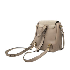 クロエ フェイ ハンドバッグ リュック バックパック 2WAY ベージュ レザー スウェード レディース Chloe 【中古】
