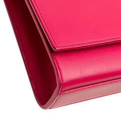 サンローラン YSLモノグラム タッセル ケイトミディアム チェーン ショルダーバッグ 354119 ピンク ゴールド レザー レディース SAINT LAURENT 【中古】