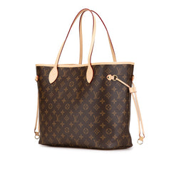 ルイ ヴィトン モノグラム ネヴァーフルMM トートバッグ M40156 ブラウン PVC レザー レディース LOUIS VUITTON 【中古】