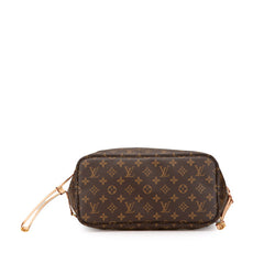 ルイ ヴィトン モノグラム ネヴァーフルMM トートバッグ M40156 ブラウン PVC レザー レディース LOUIS VUITTON 【中古】