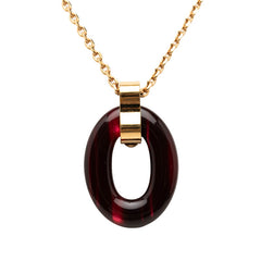 ルイ ヴィトン パンダンティフ ギミアクルー ペンダント ネックレス M66419 ゴールド レッド系 メッキ レディース LOUIS VUITTON 【中古】