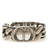 ディオール CDIcon チェーンリンク リング 指輪 #S SV925 シルバー メンズ Dior 【中古】