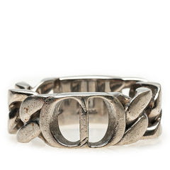 ディオール CDIcon チェーンリンク リング 指輪 #S SV925 シルバー メンズ Dior 【中古】