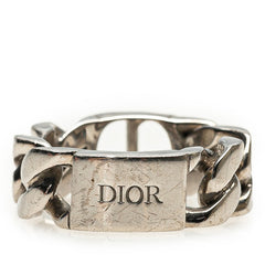 ディオール CDIcon チェーンリンク リング 指輪 #S SV925 シルバー メンズ Dior 【中古】