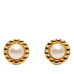 シャネル イヤリング ゴールド メッキ フェイクパール レディース CHANEL 【中古】