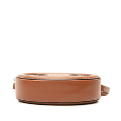 セリーヌ トリオンフ 斜めかけ ショルダーバッグ ブラウン レザー レディース CELINE 【中古】