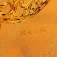 シャネル ジュエリー 宝石柄 スカーフ オレンジ マルチカラー シルク レディース CHANEL 【中古】