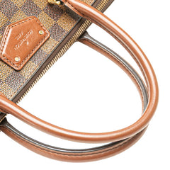 ルイ ヴィトン ダミエ ベルモント ハンドバッグ ショルダーバッグ 2WAY N63169 エベヌ ブラウン PVC レザー レディース LOUIS VUITTON 【中古】