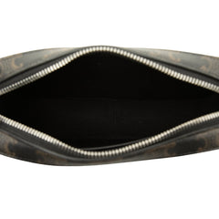 セリーヌ トリオンフ スモール メッセンジャーバッグ 斜め掛け ショルダーバッグ ブラック ブラウン PVC レザー レディース CELINE 中古