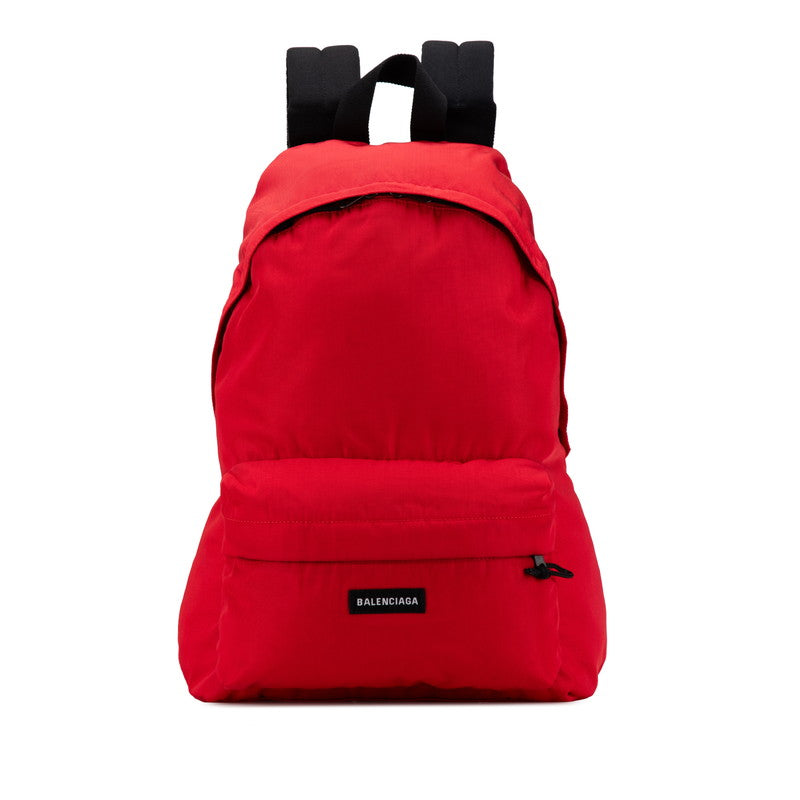 バレンシアガ エクスプローラー リュック バックパック 503221 レッド ナイロン キャンバス メンズ BALENCIAGA 【中古】