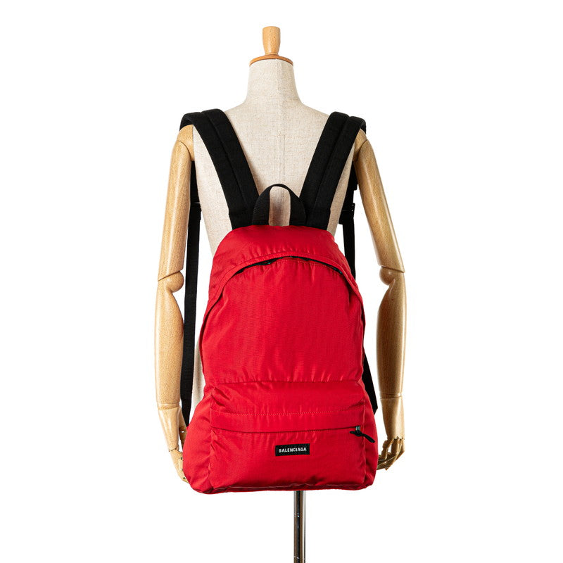 バレンシアガ エクスプローラー リュック バックパック 503221 レッド ナイロン キャンバス メンズ BALENCIAGA 【中古】