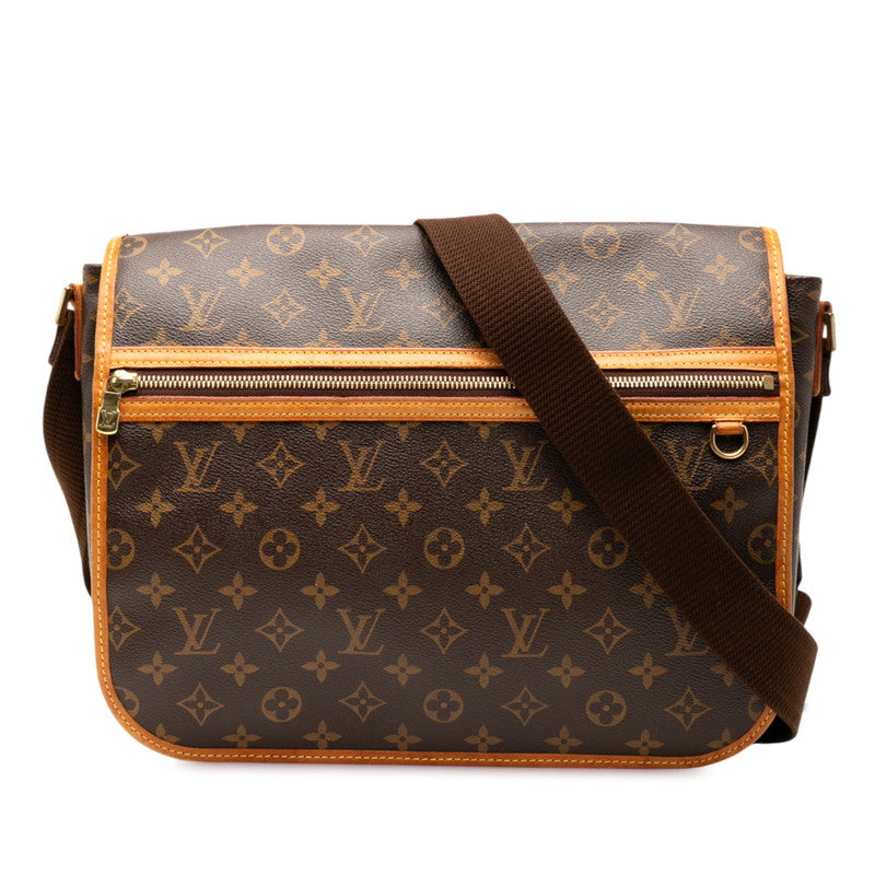 ルイ ヴィトン モノグラム メッセンジャー ボスフォールGM ショルダーバッグ M40105 ブラウン PVC レザー レディース LOUIS VUITTON 【中古】