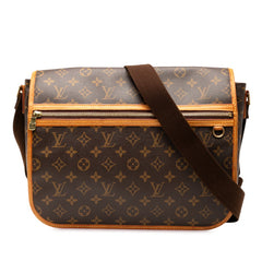 ルイ ヴィトン モノグラム メッセンジャー ボスフォールGM ショルダーバッグ M40105 ブラウン PVC レザー レディース LOUIS VUITTON 【中古】