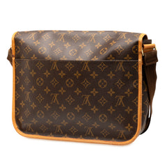 ルイ ヴィトン モノグラム メッセンジャー ボスフォールGM ショルダーバッグ M40105 ブラウン PVC レザー レディース LOUIS VUITTON 【中古】