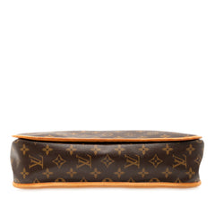 ルイ ヴィトン モノグラム メッセンジャー ボスフォールGM ショルダーバッグ M40105 ブラウン PVC レザー レディース LOUIS VUITTON 【中古】