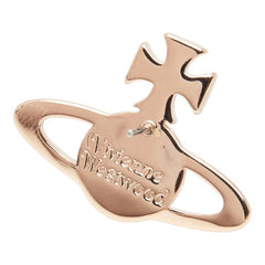 ヴィヴィアンウエストウッド オーブ スタッドピアス ピンクゴールド メッキ ラインストーン レディース Vivienne Westwood 【中古】