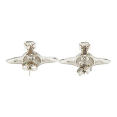 ヴィヴィアンウエストウッド オーブ スタッドピアス シルバー ホワイト ピンク メタル ラインストーン レディース Vivienne Westwood 【中古】