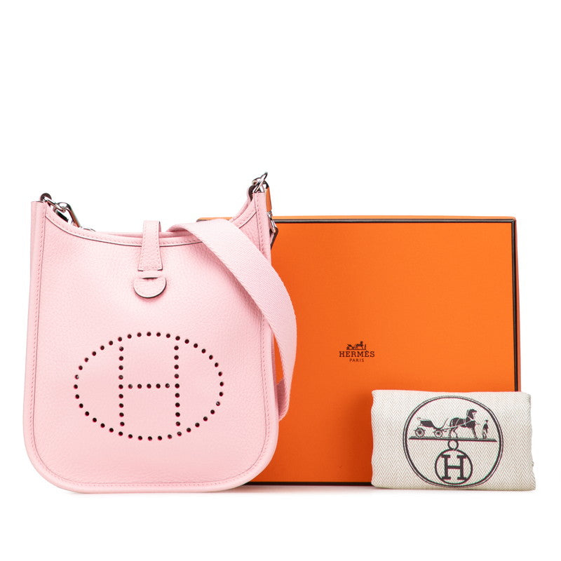 エルメス エヴリンTPM 斜め掛け ショルダーバッグ ローズサクラ トゴ レディース HERMES 【中古】