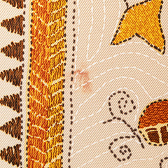 エルメス カレ90 CARRE KANTHA カレカンタ スカーフ ベージュ マルチカラー シルク レディース HERMES 【中古】