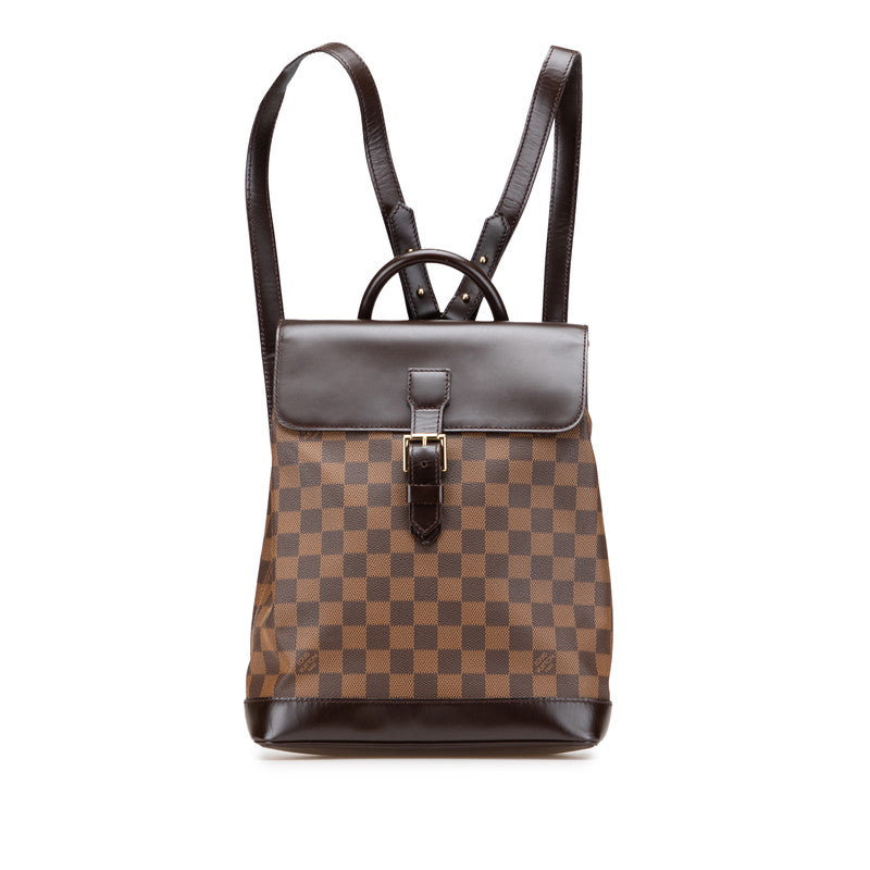 ルイ ヴィトン ダミエ ソーホー リュック バックパック M51132 ブラウン PVC レザー レディース LOUIS VUITTON 【中古】