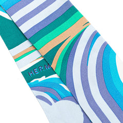 エルメス ツイリー BRIDES de GALA スカーフ ライトブルー マルチカラー シルク レディース HERMES 【中古】