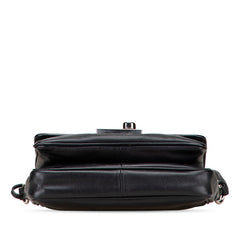 プラダ ロゴ 斜め掛け ショルダーバッグ BT0795 ブラック マルチカラー サフィアーノレザー レディース PRADA 【中古】