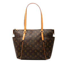 ルイ ヴィトン モノグラム トータリーPM ハンドバッグ ショルダーバッグ M56688 ブラウン PVC レザー レディース LOUIS VUITTON 【中古】