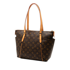 ルイ ヴィトン モノグラム トータリーPM ハンドバッグ ショルダーバッグ M56688 ブラウン PVC レザー レディース LOUIS VUITTON 【中古】