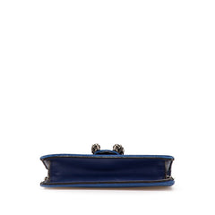 グッチ ディオニュソス チェーン 斜め掛け ショルダーバッグ 476432 ブルー ベロア レディース GUCCI 【中古】